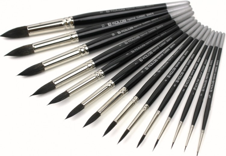 Кисть белка круглая №00 KOLOS Classic 3049R