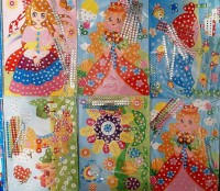 Набор мозаики из камней 5 мм 8 цветов