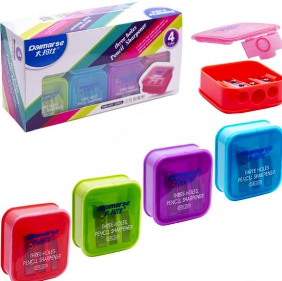 Точилка 069 DAIMARSE под 3 отверстия для карандаша