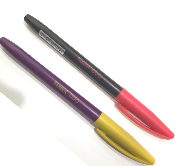 Ручка шариковая  Axent  Duo AB1067-02-A