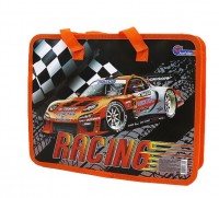 Сумка-портфель пластиковая c тканевыми ручками Racing 32/26 Josef Otten