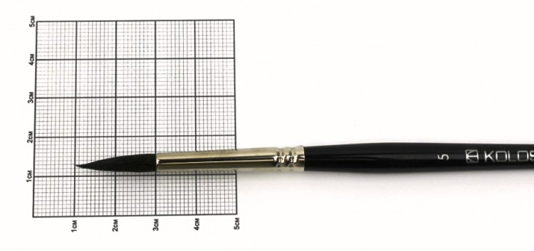 Кисть белка круглая №5 KOLOS Classic 3049R