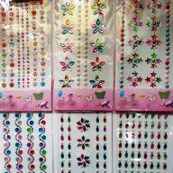 Наклейки акриловые камушки-стразы 22/10 см объемные​​ 3D - Наклейки акриловые камушки-стразы 22/10 см объемные​​ 3D