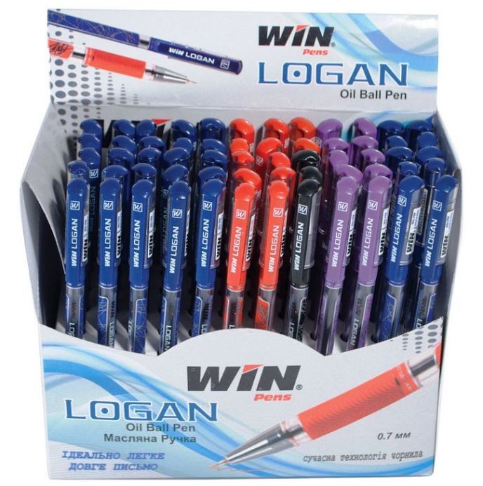 Ручка шариковая «WIN» LOGAN на масляной основе синяя