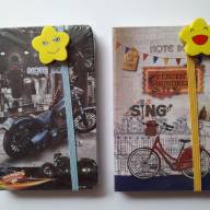 Блокнот А6 в клетку 80 листов с твердой обложкой на резинке  - Блокнот А6 в клетку 80 листов с твердой обложкой на резинке 
интернет магазин loutchik.com