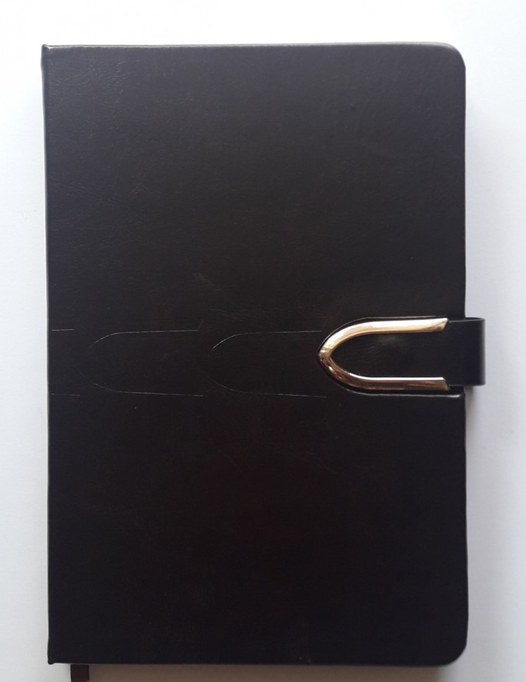 Ежедневник А5 не датированный в клетку 150 листов кожзам 2906 Китай