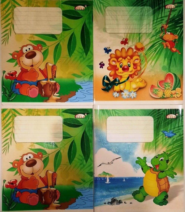 Тетрадь 12 листов линия Бриск