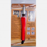 Прибор для выжигания с ножом, 6 насадок и подставка.