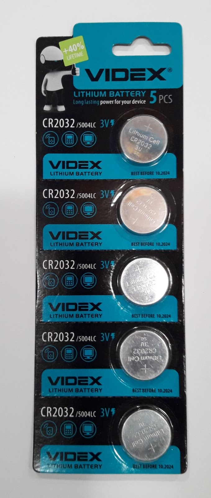 Батарейка VIDEX CR2032