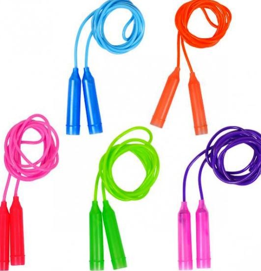 ​Скакалка пластиковая  2,45 метра D 4мм