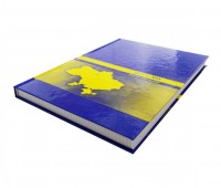 Тетрадь амбарная А4 192 листа в клетку твердая обложка BuroMAX BM2404