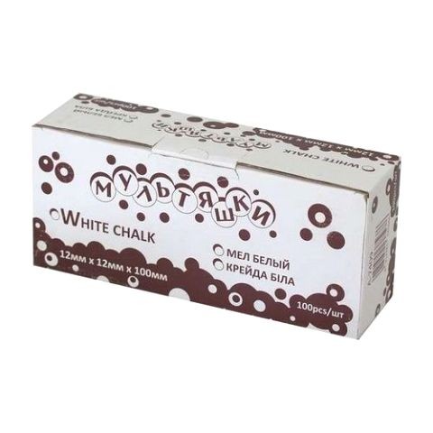 Мел белый Мультяшки 1шт