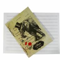 Тетрадь для нот А4 вертикальная 30 листов Полиграфист - Тетрадь для нот А4 вертикальная 30 листов Полиграфист интернет магазин loutchik.com