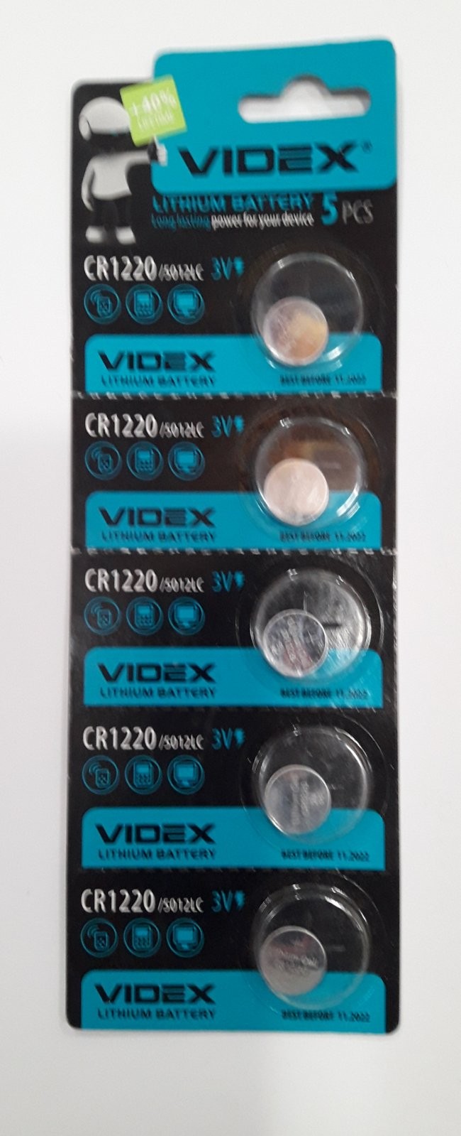 Батарейка VIDEX CR1220