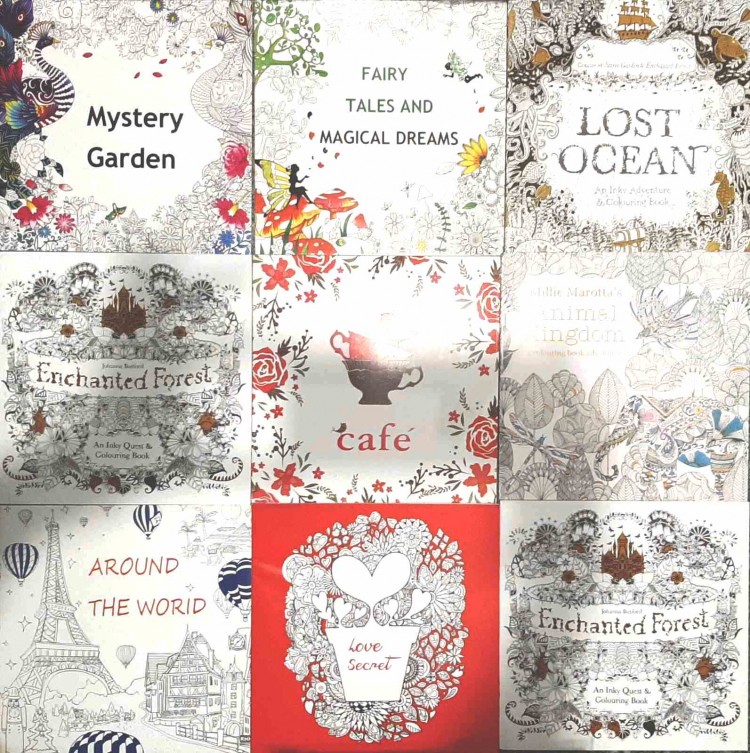 Раскраска-антистресс 8 листов А4