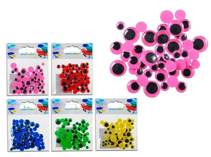 Декоративные элементы Глазки (4 размера) ST-4329