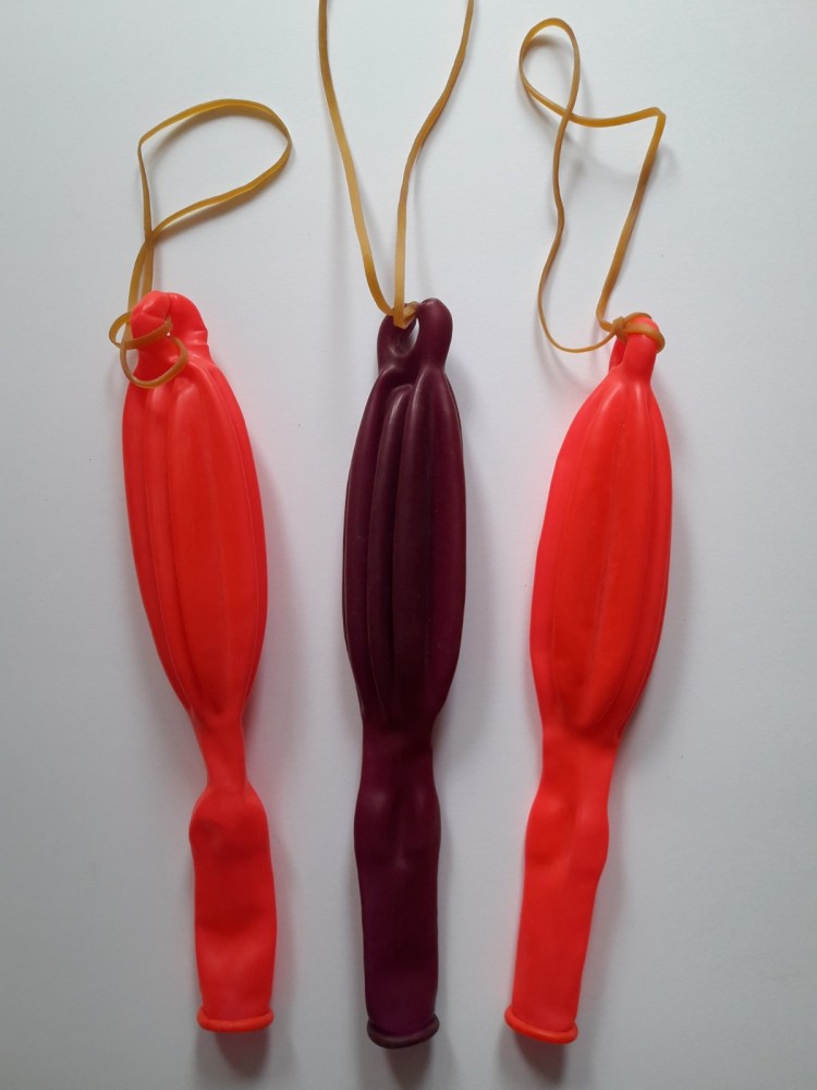 Шарики воздушные арбуз с резинкой