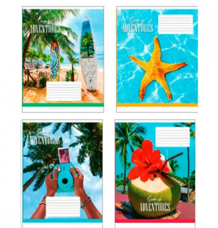 Тетрадь 24 листа клетка Полиграфист