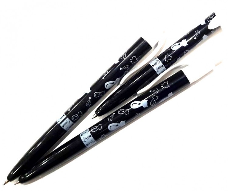 Ручка шариковая автомат Tenfon Котик