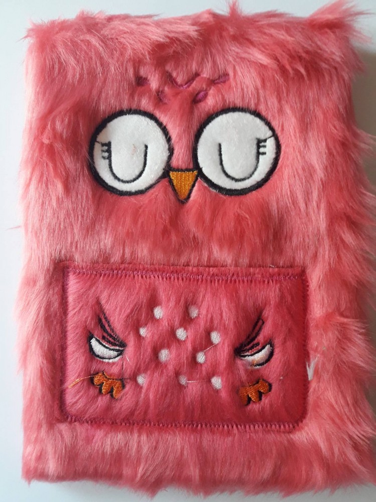 Блокнот А5 в клетку 80 листов меховая обложка М-8001 Китай