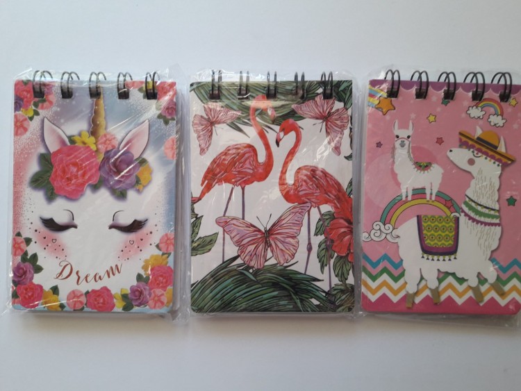 Блокнот А7 на спирали в клетку 80 листов картонная обложка 10080 Китай