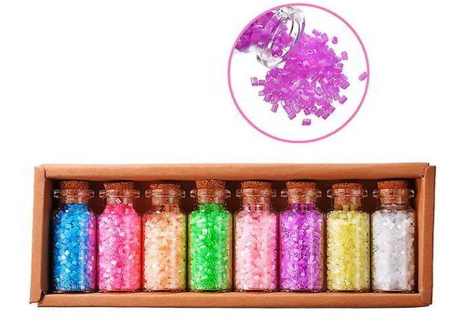 ​Бисер средний в стеклянной колбе №3 15 гр