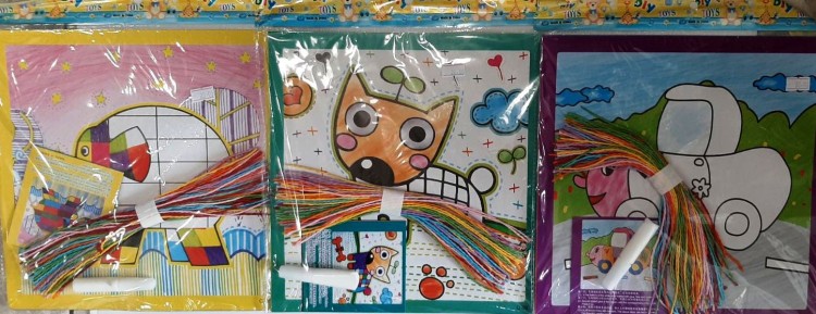 Набор для творчества "Аппликация из ниток по контуру" 25см/25см