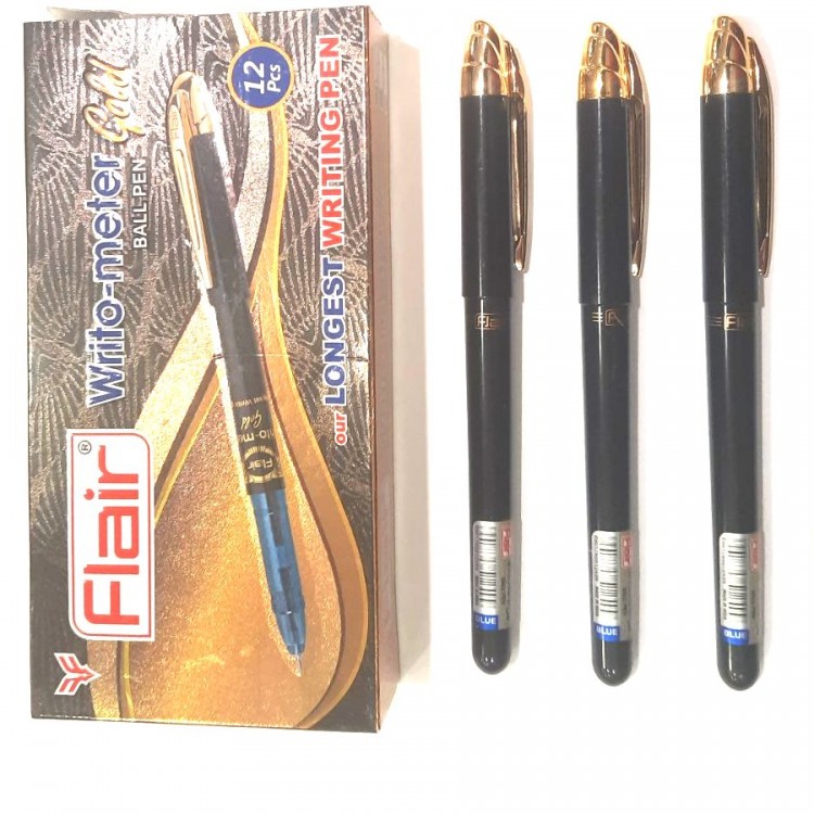 Ручка шариковая  Flair «Writometer Gold» 10-км ORIGINAL