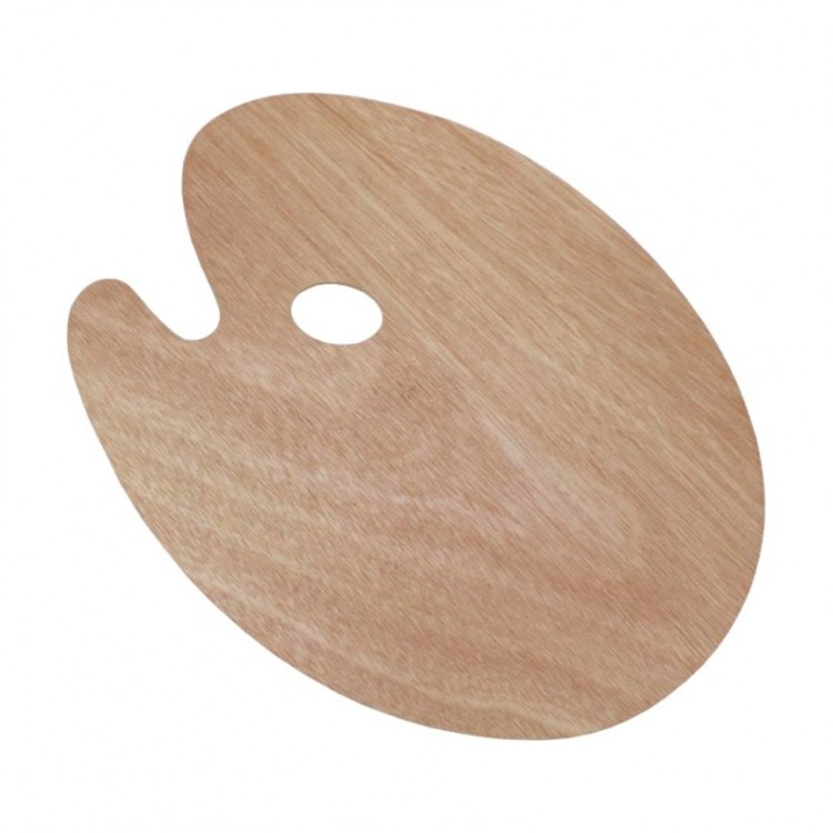 Палитра деревянная овальная 30х40 см 3 мм  D.K.ART & CRAFT