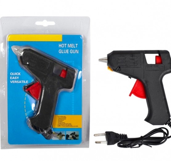 Клеевой термо-пистолет мини для сухого клея 10W D 0,7мм  10/10,5/2 см