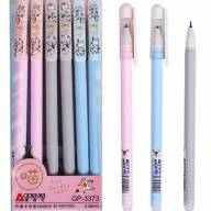 Ручка гелевая с ластиком стираемая с цветным корпусом - Ручка гелевая с ластиком стираемая с цветным корпусом