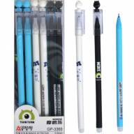 Ручка гелевая с ластиком стираемая с цветным корпусом - Ручка гелевая с ластиком стираемая с цветным корпусом