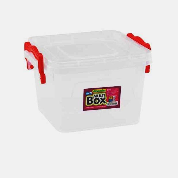 Бокс универсальный с ручками 1.2 л. Размер 14 х 14 х 9 см.