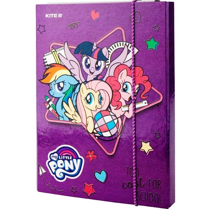 Папка для тетрадей В5 на резинке картон KITE LP19-210