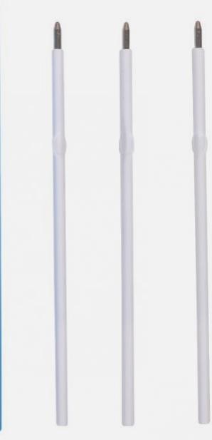 Стержень шариковый, короткий с ушками.