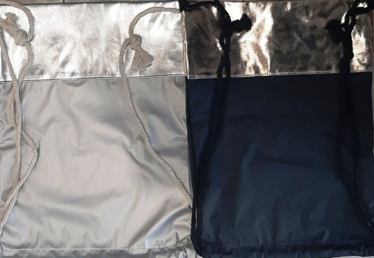 Сумка для обуви тканевая двухцветная 42/30 №432-4