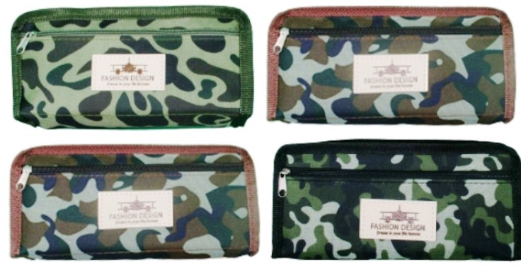 Пенал тканевый 2 змейки "Камуфляж"