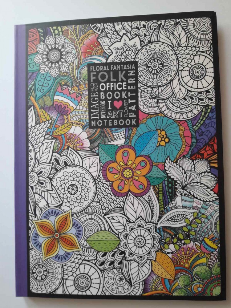 Тетрадь амбарная 120 листов в клетку мягкая обложка ФРЕШ