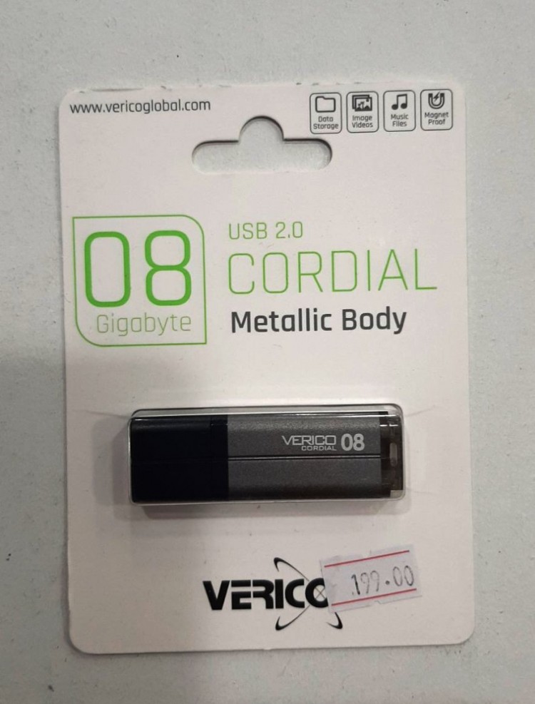 Флешка 8Gb Verico USB CORDIAL
