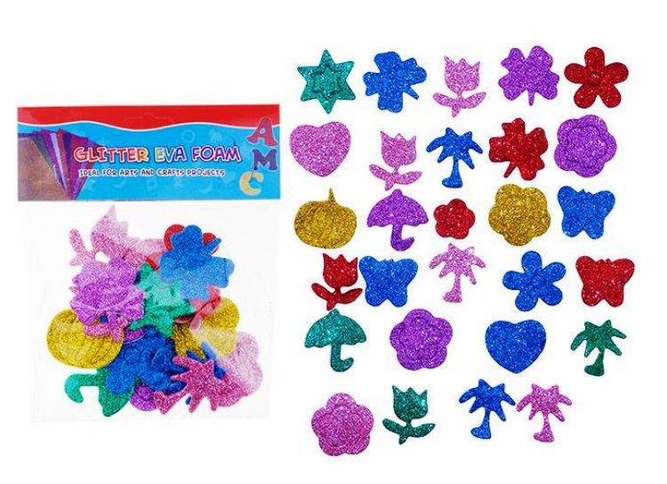 Набор декоративных элементов из фоамирана на клейкой основе