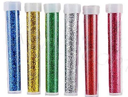 Глиттерный блеск мелкий в колбе