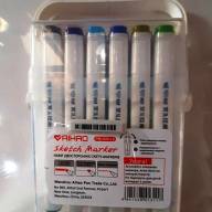 Набор скетч маркеров двухсторонних 12 цветов АН-РМ508-12 - Набор скетч маркеров двухсторонних 12 цветов АН-РМ508-12