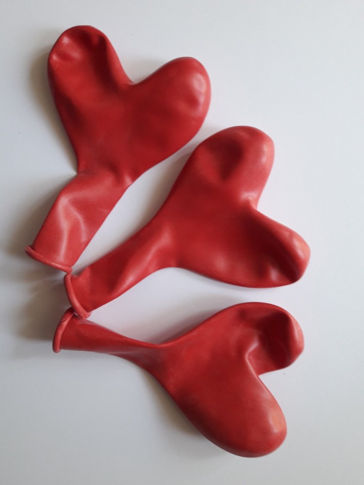 Шарики воздушные Сердце 25 см Италия