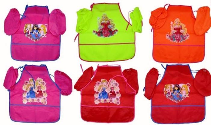 Фартук с нарукавниками 26см полиэстр принт для девочек(6-10 лет) 127