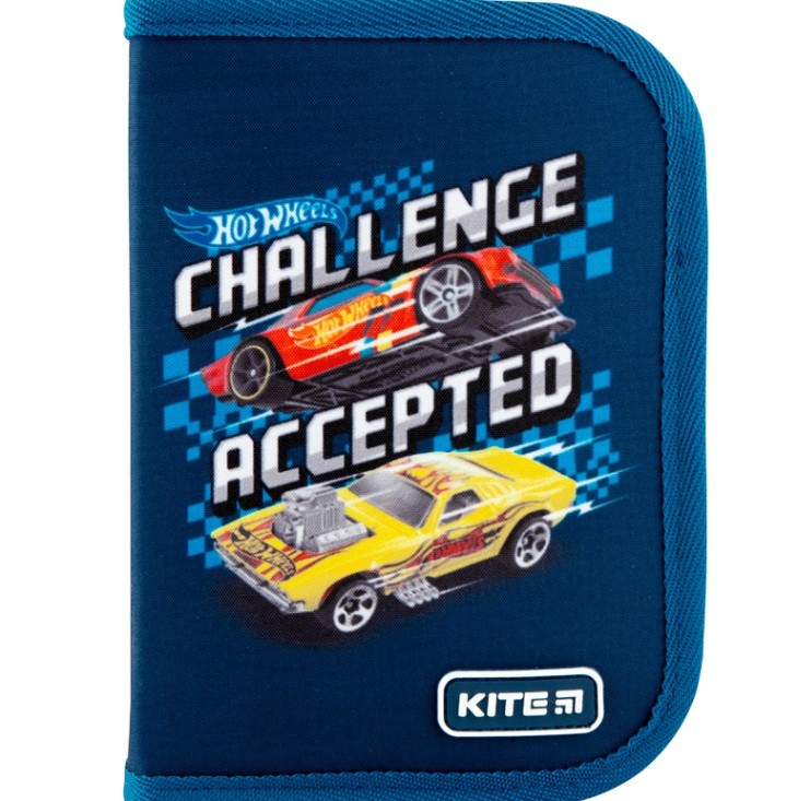 Пенал Kite 1 отдел 2 отворота без наполнения HW20-622-2