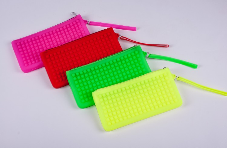 Пенал силиконовый неон "Пазл"