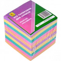 Блок для записи 900 листов 90×90 мм цветной офсет