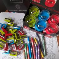 Точилка с контейнером круглая KUM 210 - Точилка круглая KUM 210 интернет магазин loutchik.com