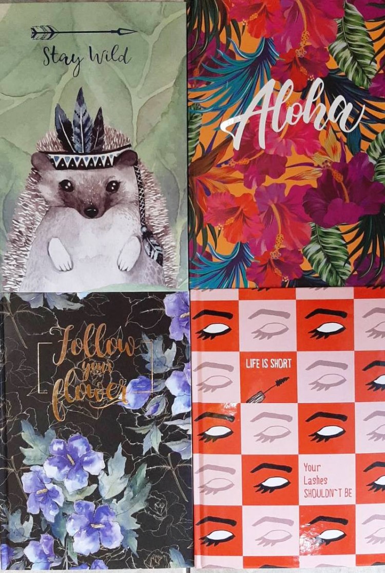 Записная книга В5 твердая обложка 80 листов в клетку 8433 AXENT