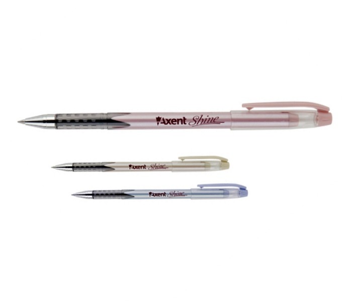 Ручка Масляная  AXENT SHINE AB1063-02-A